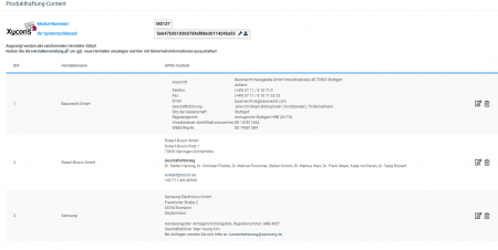 M0137 - Hersteller-Informationen