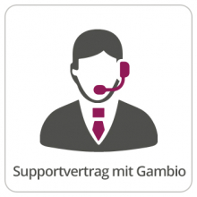 Supportvertrag mit Gambio, 12 Monate